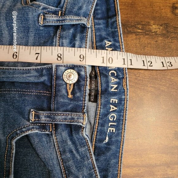 American Eagle Jeans 0 S Jegging Super Hi Rise 360 Next Level Stretch Denim - Picture 9 of 12